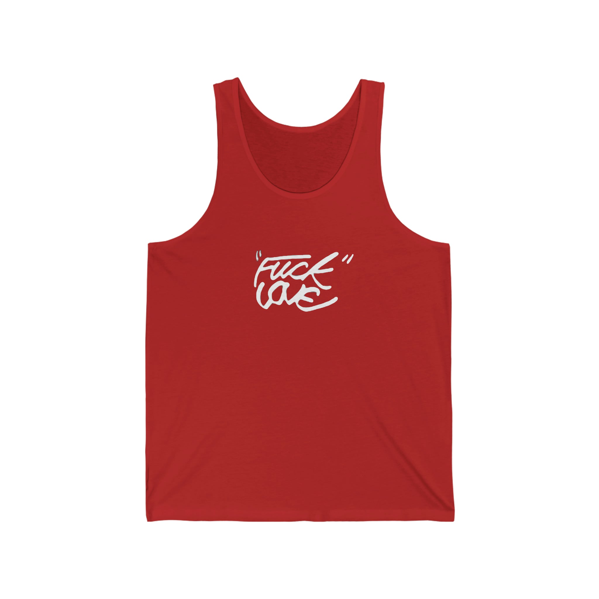 "FUCK LOVE' Unisex Jersey Tank