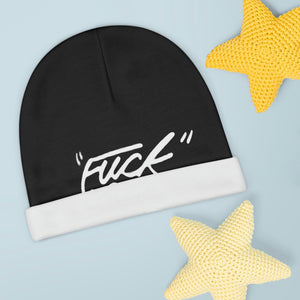 "FUCK LOVE" Baby Beanie (AOP)